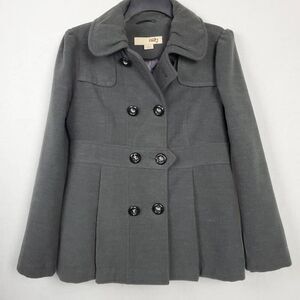 H2j Large Gray Pea coat